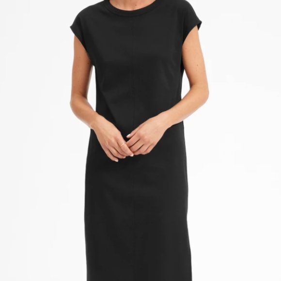 Everlane Dresses & Skirts - Everlane The Luxe Cotton Side-Slit Tee Dress in Small